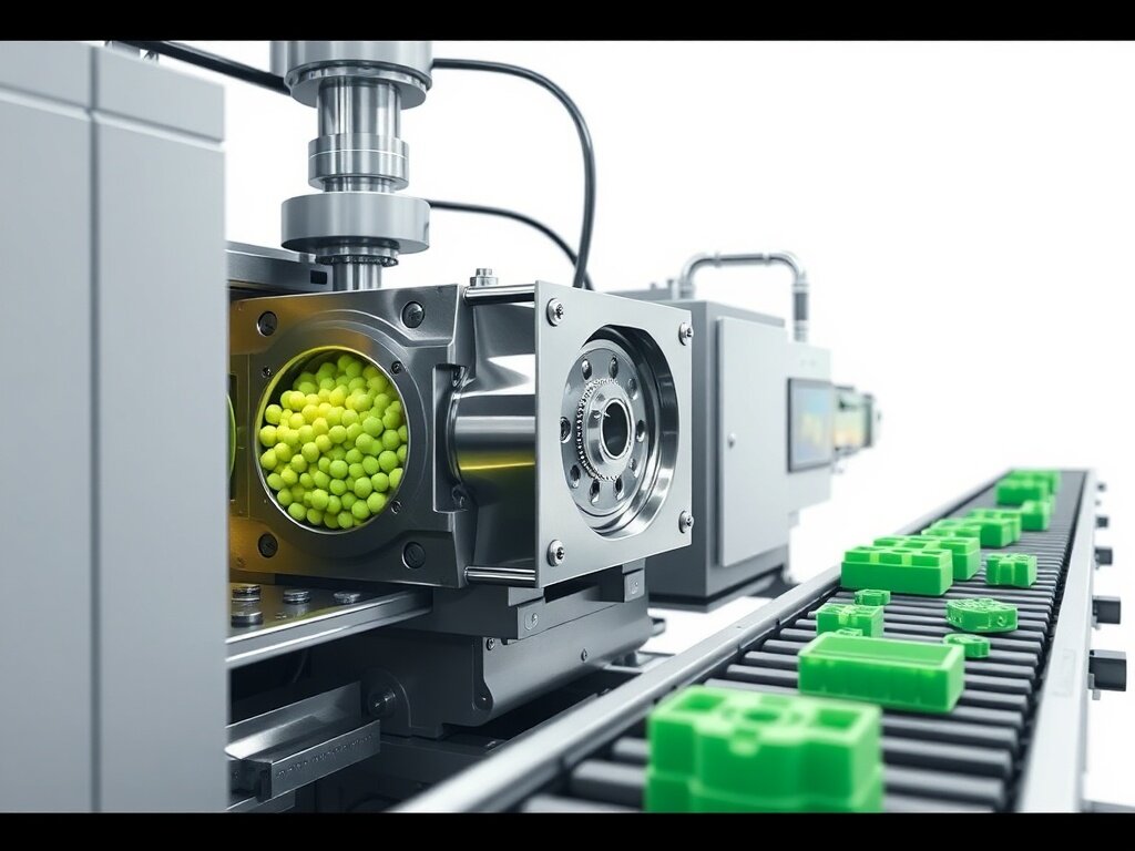 Green mold application eco injection molding