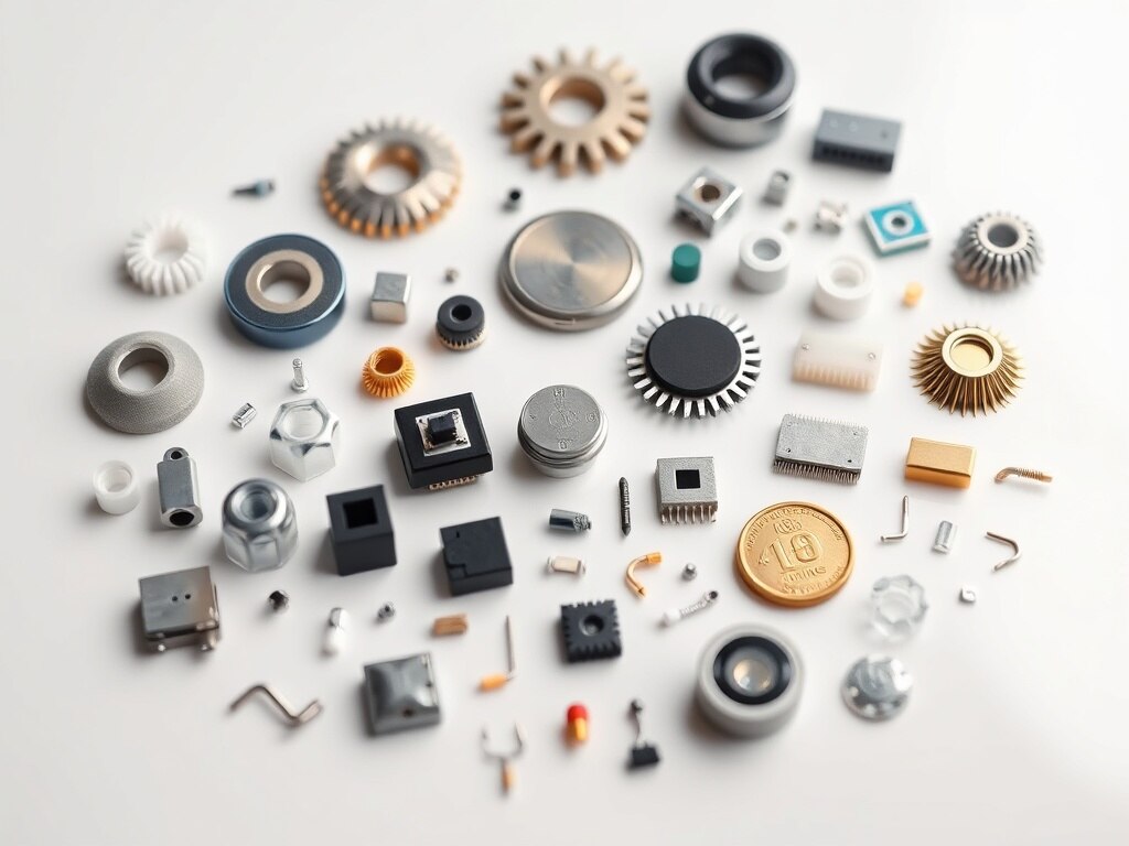 Macro photography of SSP Precision micro molded components
