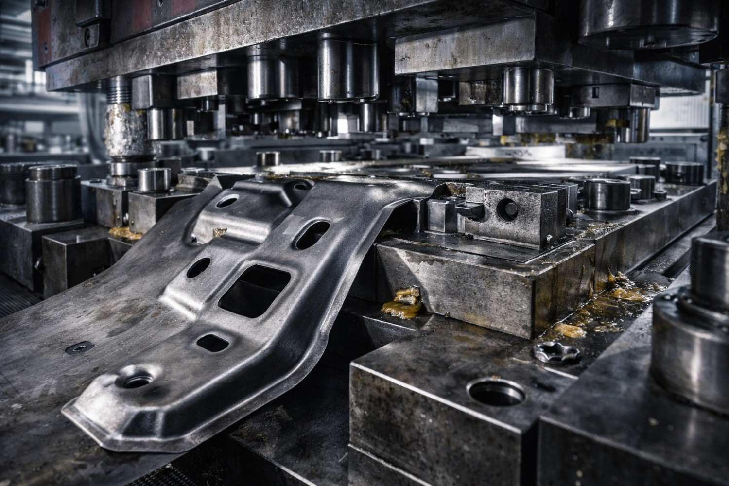 Automotive Reinforcement Bracket Stamping Die