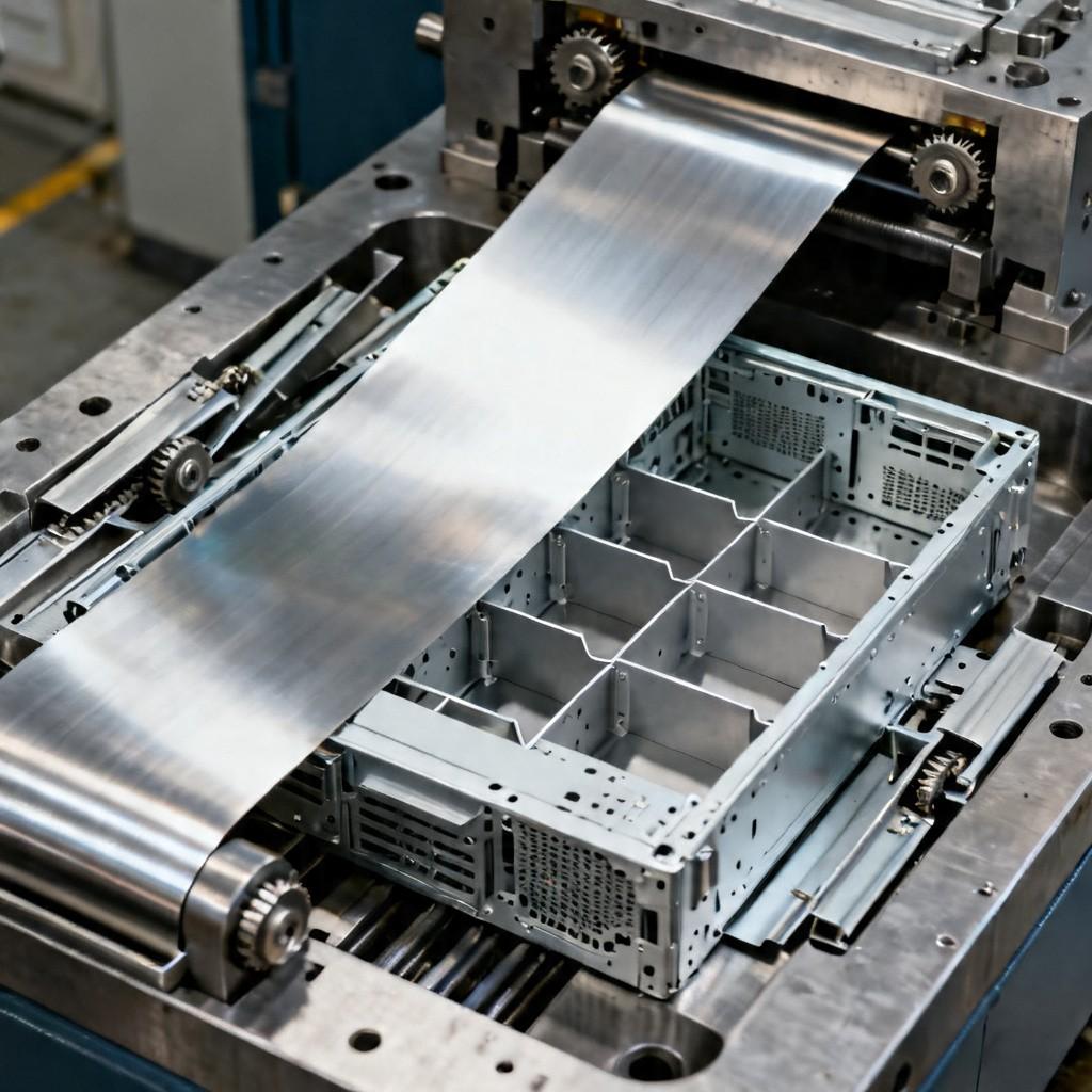 Complex Multi-Bend Housing Stamping Die