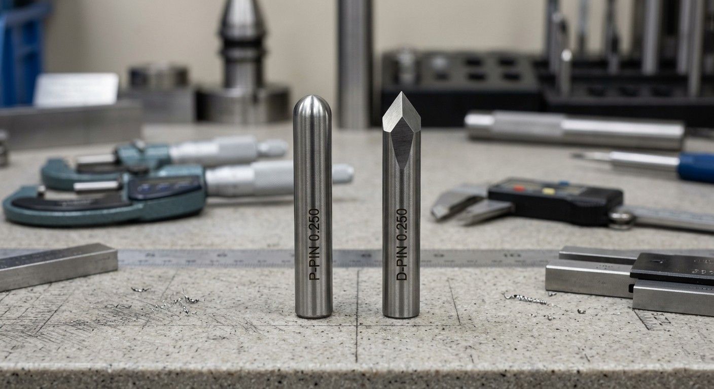 Pilot Pins and Indexing Pins