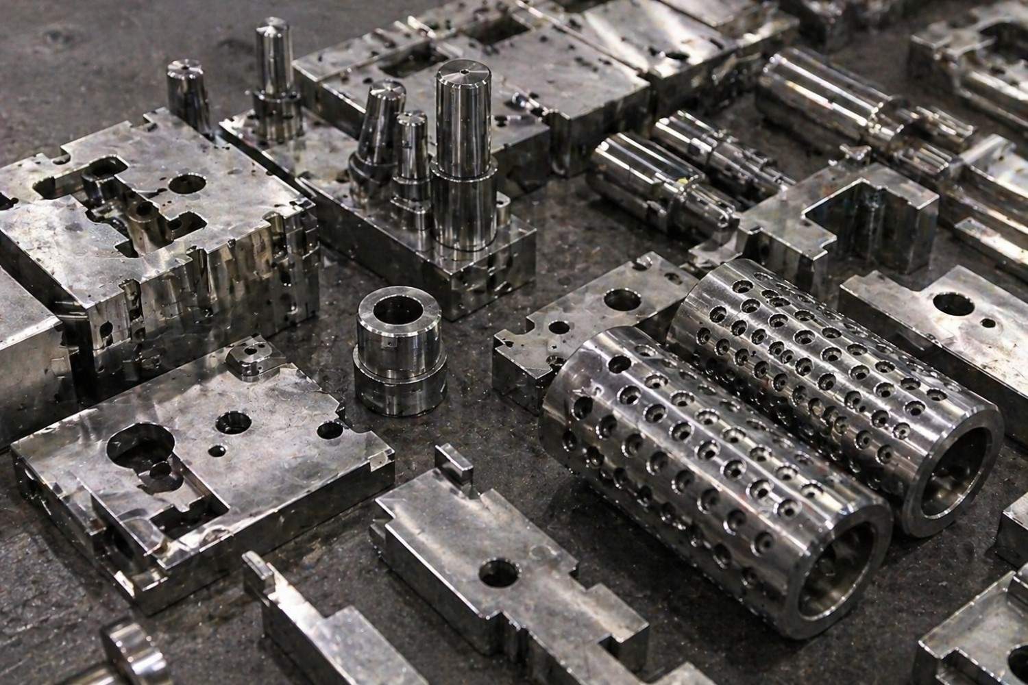Automotive stamped components precision die cut parts