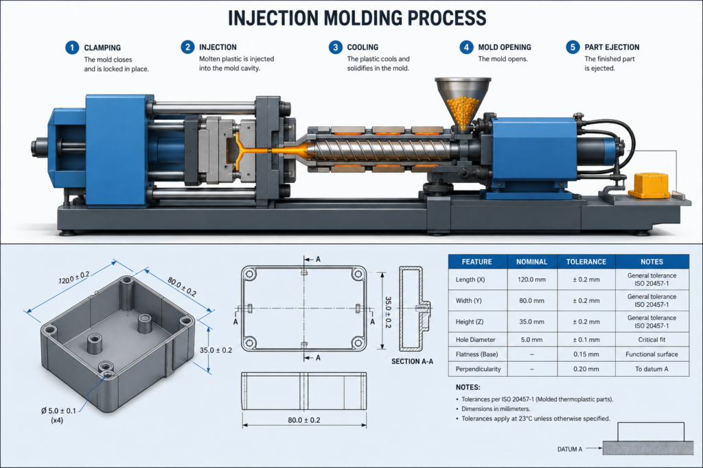 Injection Molding Tolerances (With Precision Chart)