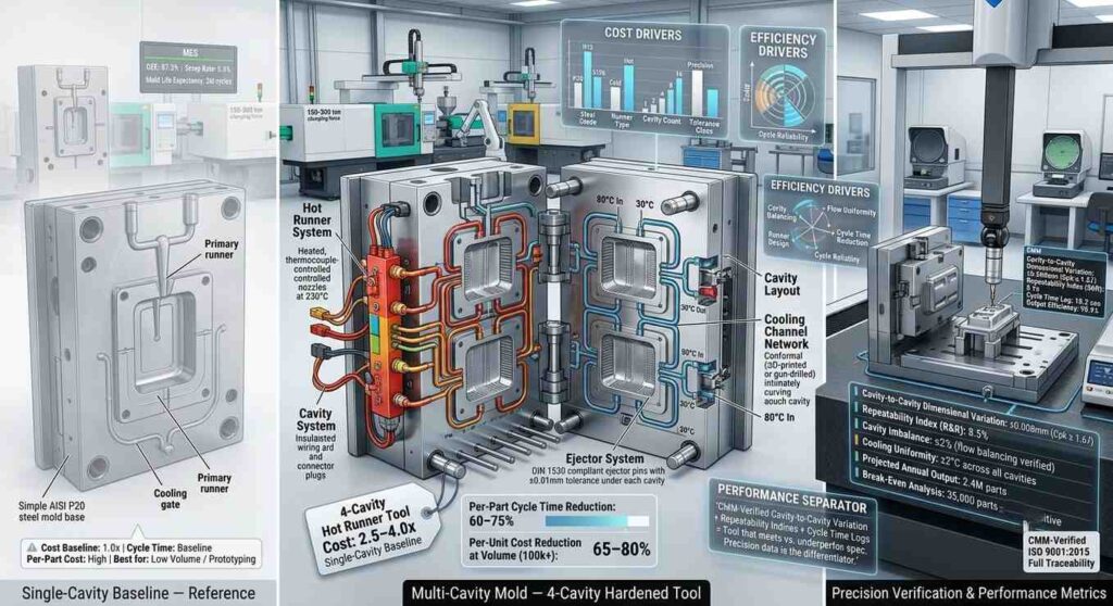 Multi-Cavity Injection Molds