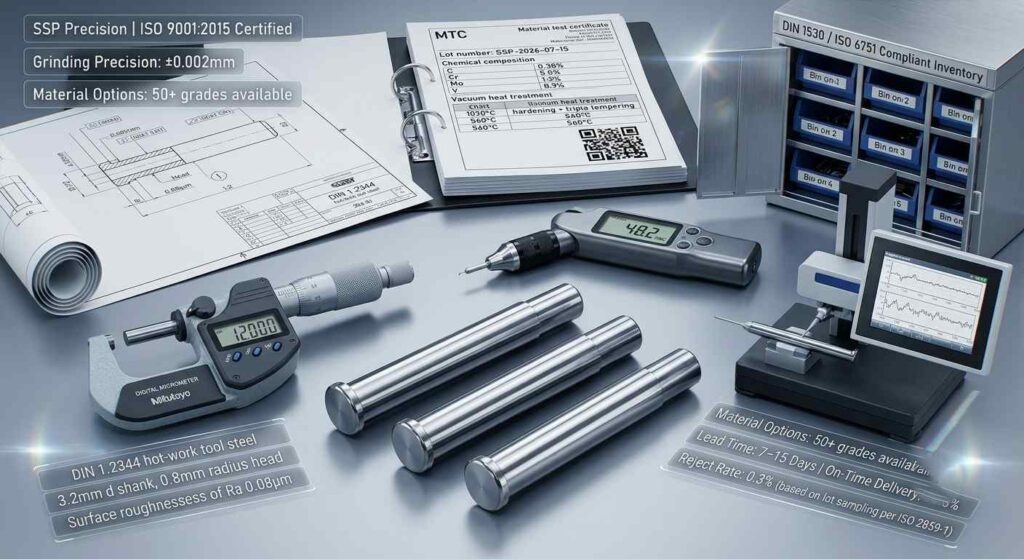 Sourcing Ejector Pins & Mold Components in China