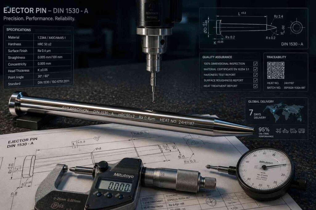 Sourcing Ejector Pins & Mold Components in China