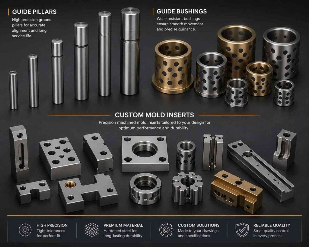 Pillars & Bushings Custom Mold Inserts
