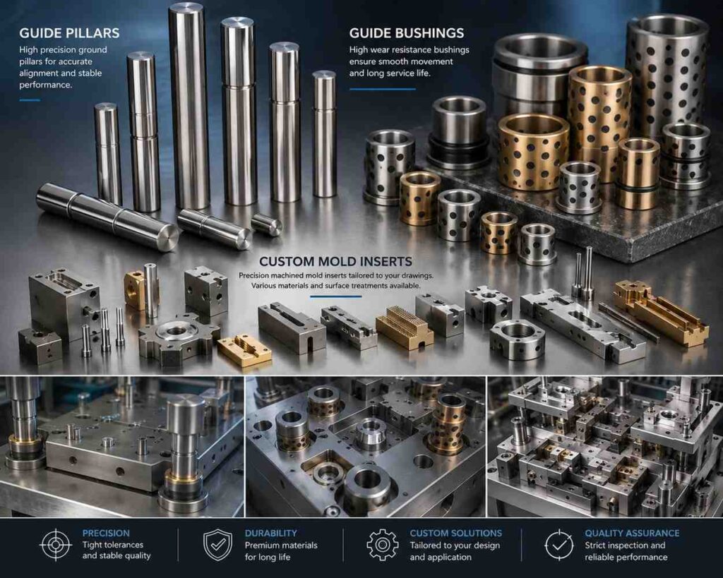 Pillars & Bushings Custom Mold Inserts