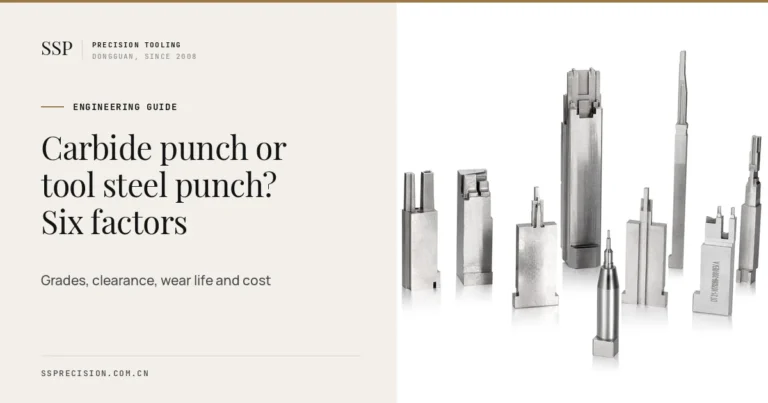 Carbide Punch vs Tool Steel Punch: 6 Factors for the Best Choice
