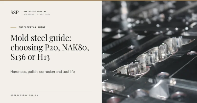 Mold Steel Guide: 7 Best Grades for Injection Molds (P20 to S136)