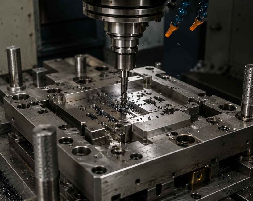 Progressive stamping die manufacturing process at SSP