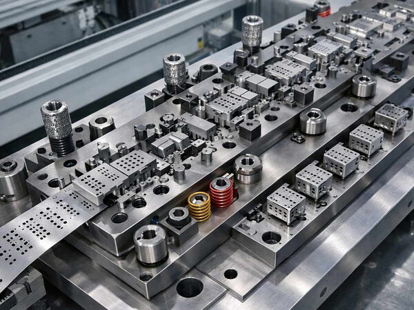 High-volume stamping and injection serial production parts