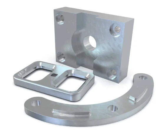 CNC-bearbeitete Aluminiumhalter und Gehäuse