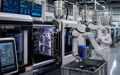 Precision injection molding tooling
