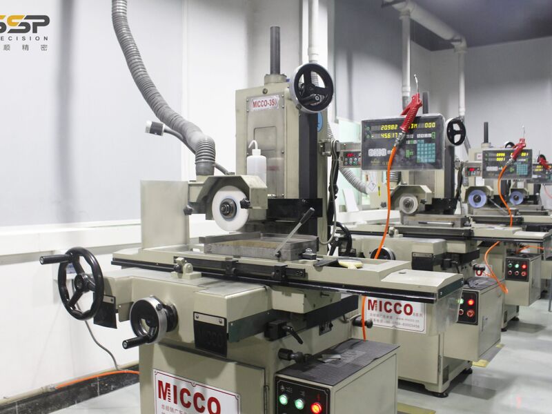 MICCO precision surface grinders in the SSP toolroom, Dongguan
